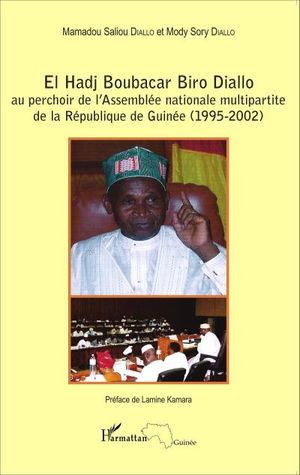 El Hadj Boubacar Biro Diallo au perchoir de l'Assemblée nationale multipartite de la République de Guinée,