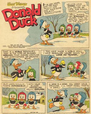 Promesses glissantes - Donald Duck