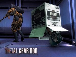 Metal Gear Solid - Standing Outside a Cardboard Box With a Broken Codec in My Hand