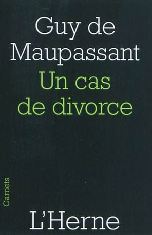 Un cas de divorce