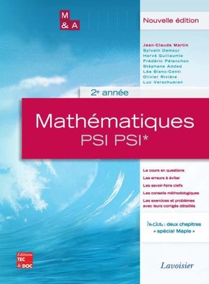 Mathematiques 2e annee psi psi , nouvelle edition
