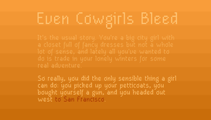 Even Cowgirls Bleed