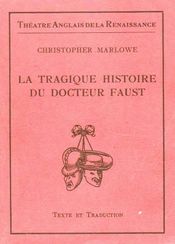 Couverture La Tragique Histoire du docteur Faust