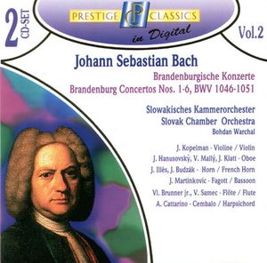 Brandenburgische Konzerte nos. 1-6, BWV 1046-1051