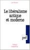 Le libéralisme antique et moderne