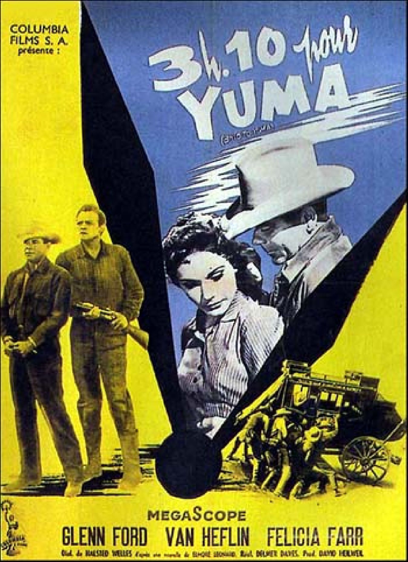 Le Film 3h10 Pour Yuma Affiches, posters et images de 3h10 pour Yuma (1957) - SensCritique