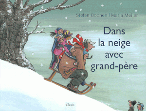 Dans la neige avec grand-père