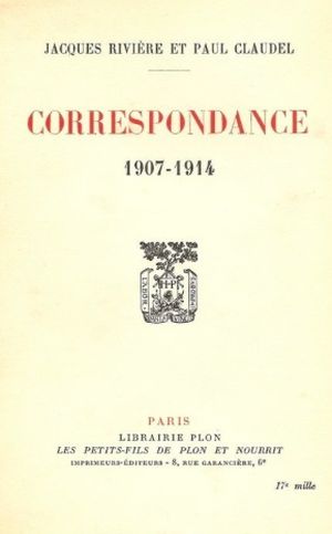 Correspondance 1907-1914