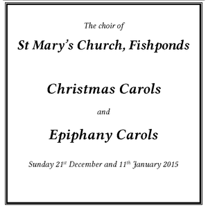 Christmas Carol Service 2014 (Live)