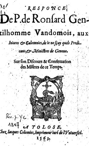Réponse aux injures et calomnies