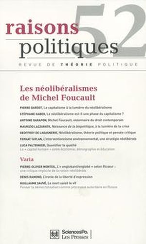 Les Néolibéralismes de Michel Foucault