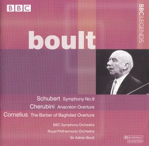 Schubert: Symphony no. 9 / Cherubini: Anacréon Overture / Cornelius: The Barber of Baghdad Overture (Live)