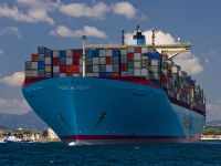 Emma Maersk : Conteneurs à la mer