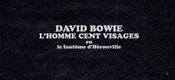 Affiche David Bowie, l'homme cent visages ou le fantôme d'Hérouville