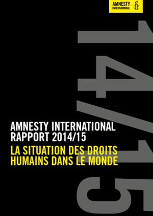 Rapport 2015 Amnesty International : la situation des droits de l'homme dans le rouge