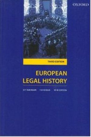 European Legal History : Sources and Institutions