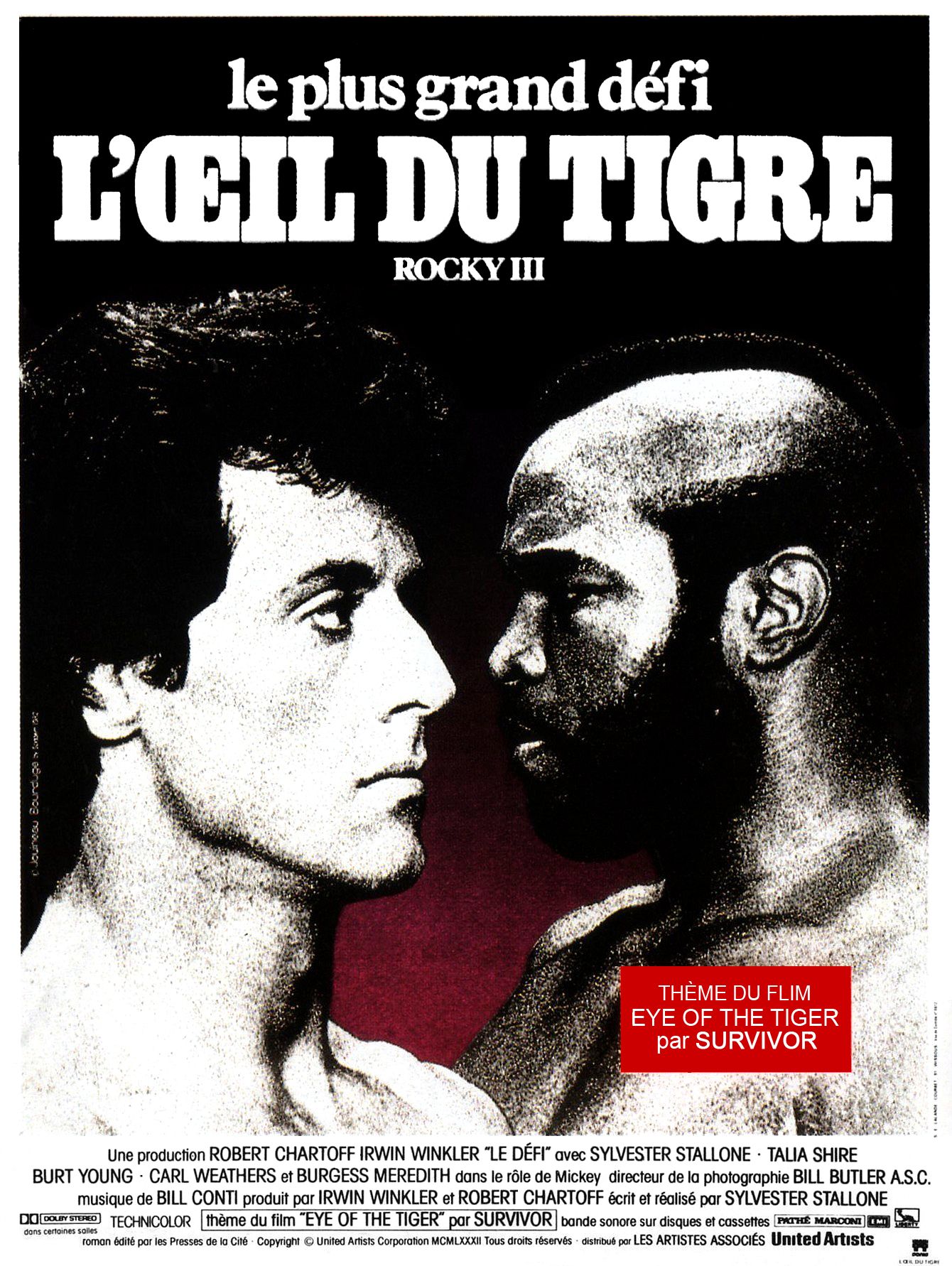 Dans L Oeil Du Tigre Film Affiches, posters et images de Rocky III : L'Œil du tigre (1982)