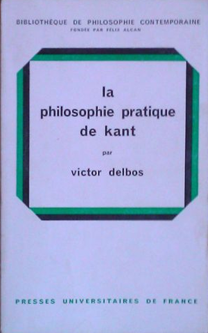 La Philosophie pratique de Kant