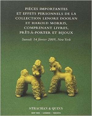 Pièces importantes et effets personnels de la collection Lenore Doolan et Harold Morris, comprenant livres, prêt-à-porter et bij