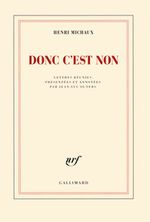 Couverture Donc c'est non Couverture Donc c'est non