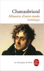 Couverture Mémoires d'outre-tombe : anthologie