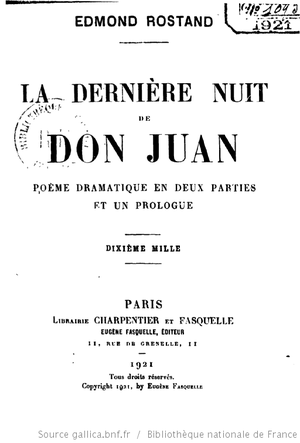 La Dernière Nuit de Don Juan