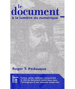 Le document à la lumière du numérique