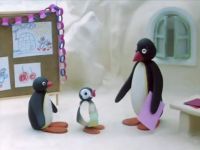 Pingu et papa au jardin d'enfants