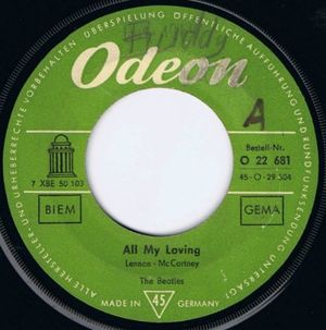 All My Loving / I Wanna Be Your Man (Single)