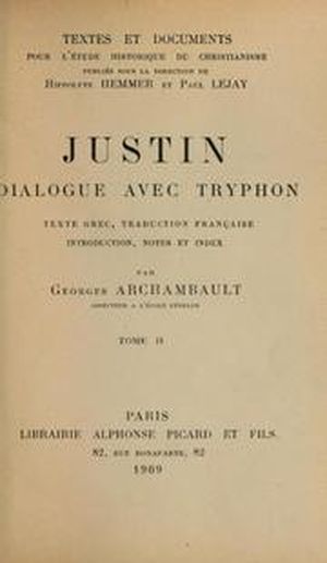 Dialogue avec Tryphon