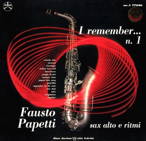 I Remember... n. 1: Sax alto e ritmi