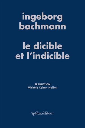 Le Dicible et l'Indicible