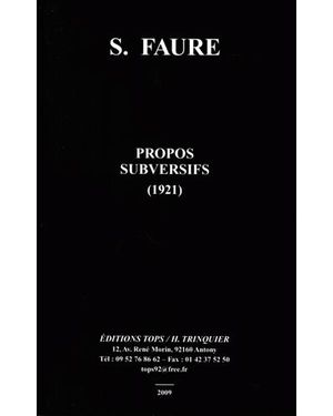 Propos subversifs