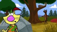 Nature Cat and Mr. Hide