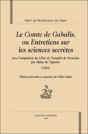 Le comte de Gabalis ou Entretiens sur les sciences secrètes