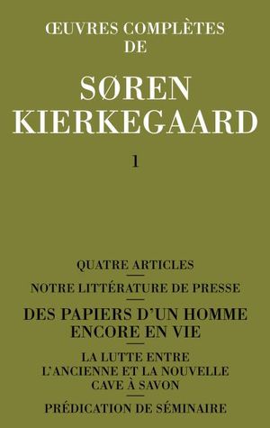 Quatre articles / Notre littérature de presse / Des papiers d'un homme encore en vie