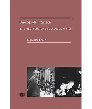 L'inquiétude du discours