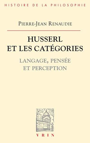 Husserl et les catégories