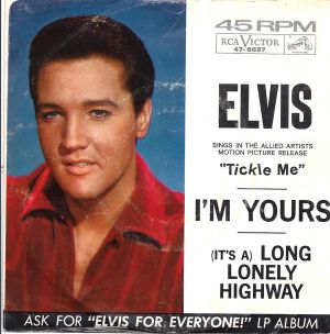 I'm Yours / (It's a) Long Lonely Highway (Single)