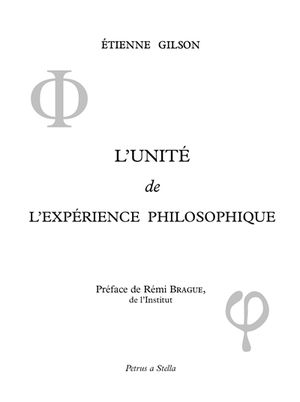 L'Unité de l'expérience philosophique
