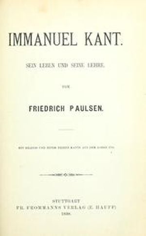 Immanuel Kant : sein Leben und seine Lehre