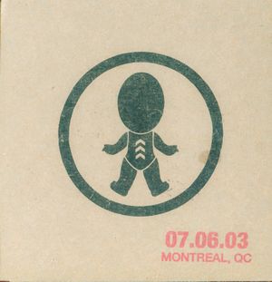 Summer 2003: 07.06.03 Montreal, QC (Live)