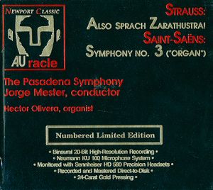 Strauss: Also Sprach Zarathustra! / Saint-Saëns: Symphony no. 3 ("Organ")