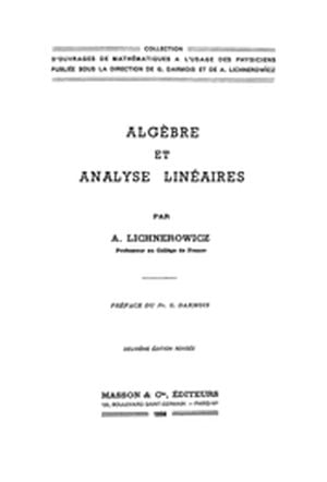 Algèbre et analyse linéaires