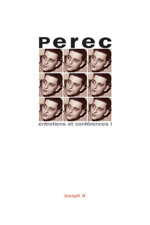 Entretiens et conférences, Tome 1