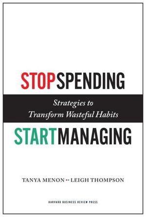 Stop Spending, Start Managing