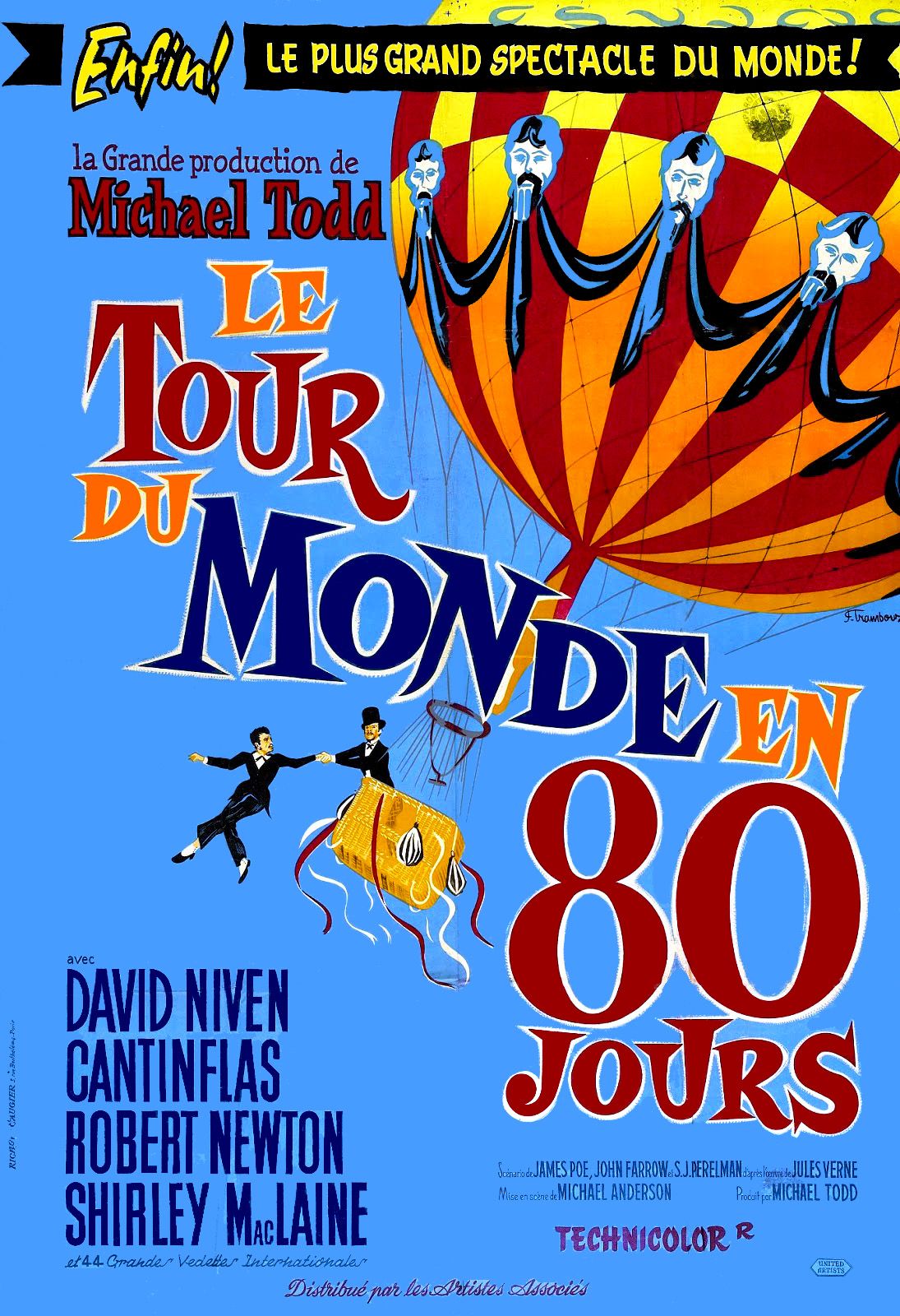 Affiches, posters et images de Le Tour du monde en 80 jours (1956)
