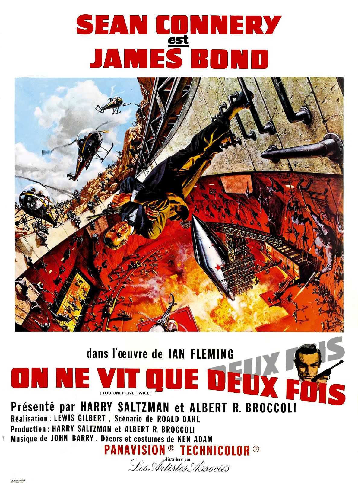Affiches, posters et images de On ne vit que deux fois (1967)