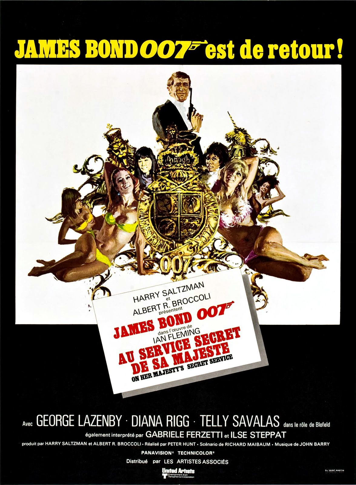 Au Service Secret De Sa Majeste Film Affiches, posters et images de Au service secret de Sa... (1969)