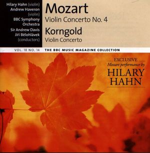 BBC Music, Volume 18, Number 14: Mozart: Violin Concerto no. 4 / Korngold: Violin Concerto (Live)